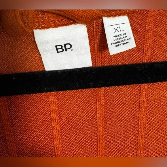 BP Women’s Rust Color Ribbed Robe Size XL - Picture 7 of 10